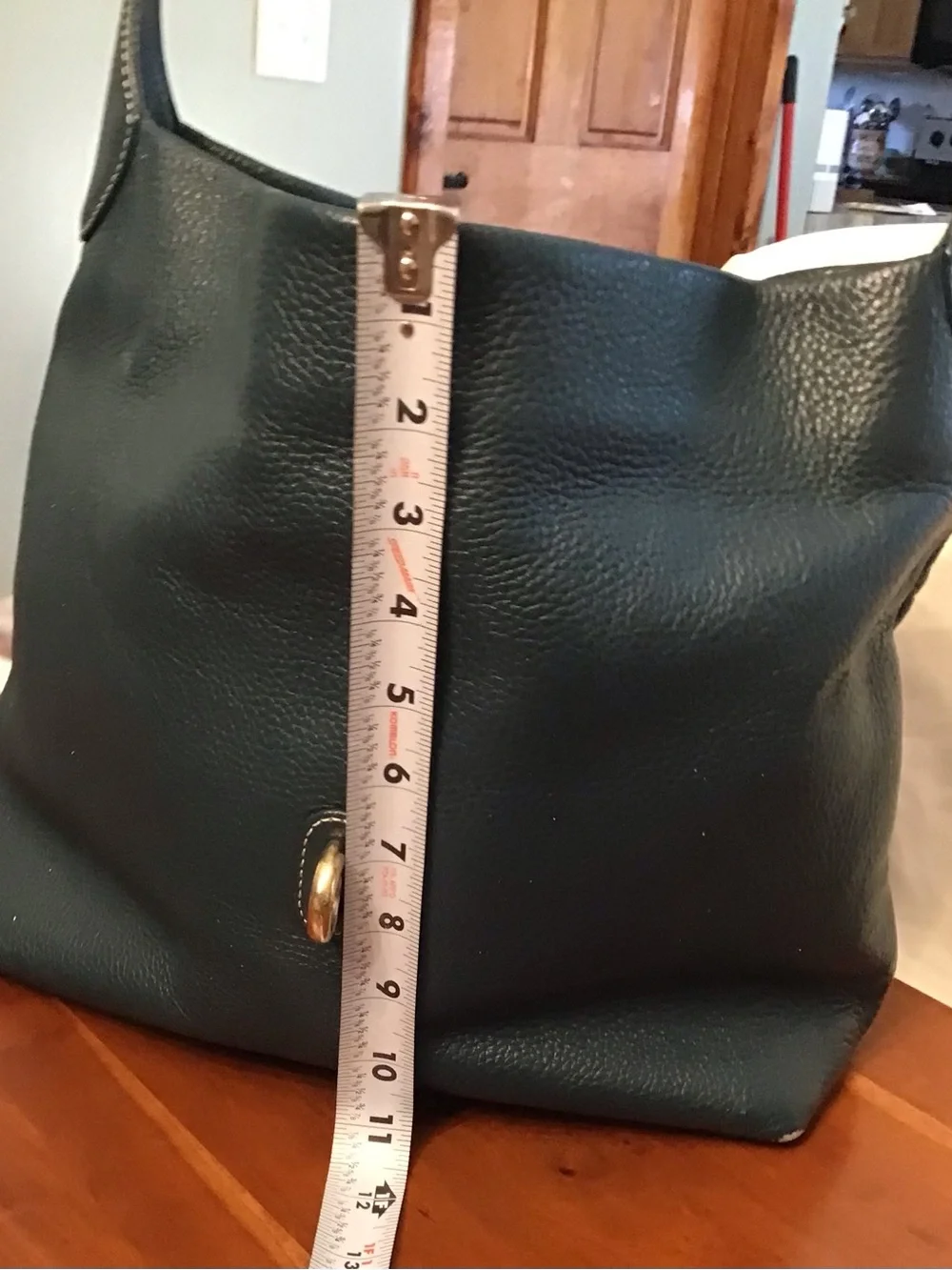 Dooney & Bourke Teal Leather Hobo Bag - Picture 8 of 14